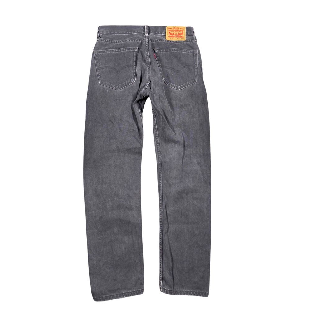 Levi's 505 Black Wash Staight Leg Denim Jeans 30x32
